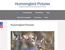 Tablet Screenshot of hummingbirdpictures.net